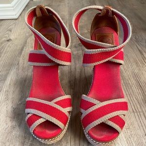 Tory Burch Espadrille Wedges
